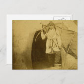 Sioux Hunter mit Bow von T-Shirt Pee Postkarte (Vorne/Hinten)