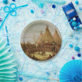 Sioux-Kriegs-Rat Pappteller (Party)