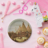 Sioux-Kriegs-Rat Pappteller (Party)