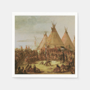 Sioux-Kriegs-Rat Serviette