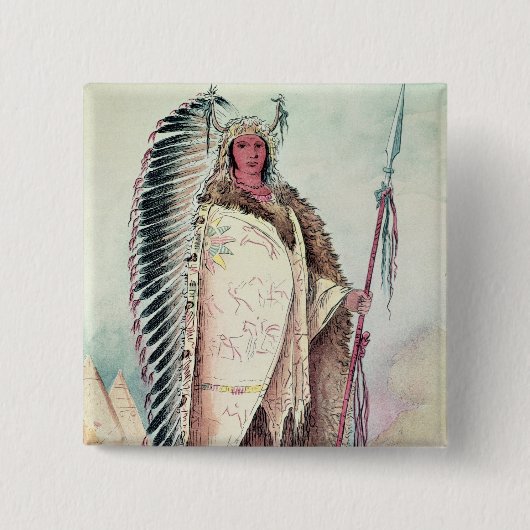 Sioux-Leiter, 'das schwarze Rock Button (Vorderseite)