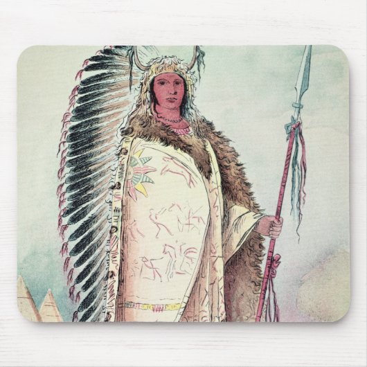 Sioux-Leiter, 'das schwarze Rock Mousepad (Vorne)
