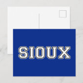 Sioux Postkarte (Vorne/Hinten)