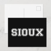 Sioux Postkarte (Vorne/Hinten)