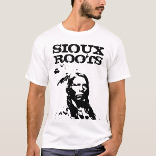 SIOUX ROOTS NATIVE AMERIKANISCHE SWEATSHIRTS-T - S T-Shirt
