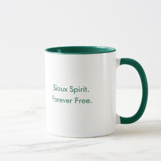 Sioux Spirit Forever Free Green Coffee Tasse