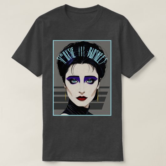 Siouxsie 80er Nagel Design T-Shirt (Design vorne)