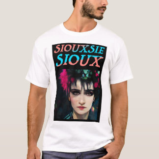 Siouxsie Sioux und die Banshees bemalt T-Shirt