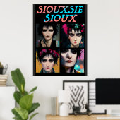 Siouxsie und die Banshees Poster (Heimbüro)