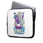 Sip and Chill Electronics Bag Laptopschutzhülle (Vorderseite Links)