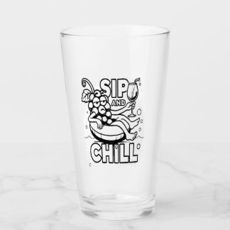 Sip and Chill Glas