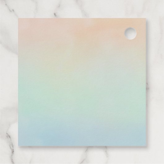 Sip and Dip Pool Gastgeschenke Geschenkanhänger (Rückseite)