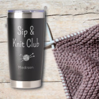 Sip And Knit Club Strickliebhaber Custom