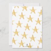 Sip and Sea Einladungen Thema Wasserfarben (Rückseite)