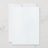 Sip and See Baby Bottle Einladung (Rückseite)