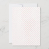 Sip and See Baby Bottle Girl Einladung (Rückseite)