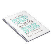 Sip and See Guest Book Keepake Notizblock (Rechte Seite)