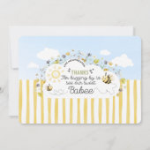 Sip and See Our Babee Dankeskarte (Rückseite)