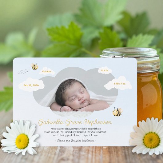 Sip and See Our Babee Dankeskarte