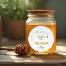 Sip and See Our Babee  Runder Aufkleber