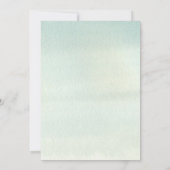 Sip and See rustikaler Wald Berge Einladung (Rückseite)