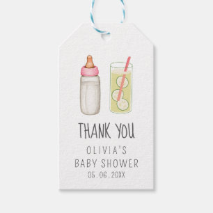 Sip and See, Welcome Baby Girl, New Baby Party Geschenkanhänger