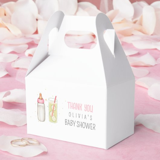 Sip and See, Welcome Baby Girl, New Baby Party Geschenkschachtel (Hochzeit)