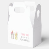 Sip and See, Welcome Baby Girl, New Baby Party Geschenkschachtel (Geöffnet)