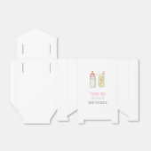 Sip and See, Welcome Baby Girl, New Baby Party Geschenkschachtel (Ungefaltet)