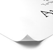 Sip and See Welcome Sign Poster (Ecke)