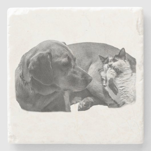 Sip Break mit Pals Steinuntersetzer (Vorderseite)