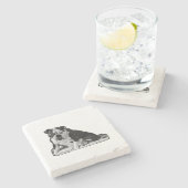 Sip Break, Tiny Spark Steinuntersetzer (Seitenansicht)