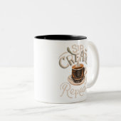 Sip Create Repeat Zweifarbige Tasse (VorderseiteRechts)