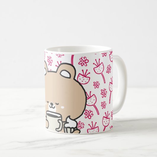 "Sip, Dream, Repeat" Kaffeetasse (VorderseiteRechts)