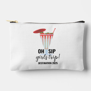 Sip Girls Trip, Girls Trip Bag, Personalisiert sei Zubehörtasche