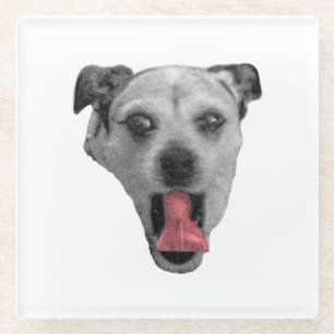 Sip Guard: Crimson Lick Glasuntersetzer