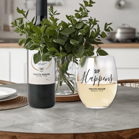 Sip Happens Divorce Weinglas Ohne Stiel