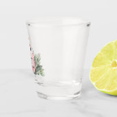 SIP Happens Funny Tropical Flamingo Schnapsglas (Rechts)