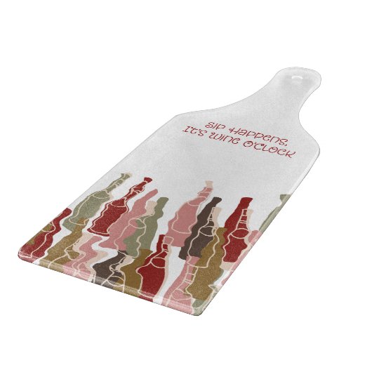Sip Happens Glass Paddle Cutting Board Schneidebrett (Ecke)