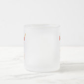 Sip Happens Humor Frosted Mug Mattglastasse (Mittel)
