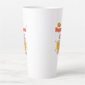Sip Happens Humor Latte Tasse (Vorderseite)