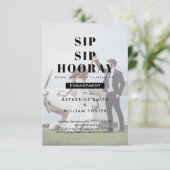 Sip-Hooray-Foto-Partner Save The Date (Stehend Vorderseite)