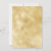 Sip Hooray Gold Champagner Cocktail Geburtstag Einladung (Rückseite)