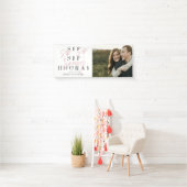 Sip Hooray Moderne Typografie-Engagement Partei Banner (Insitu)