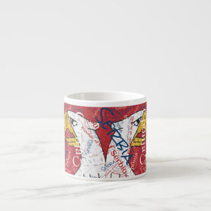 Sip in Serbien Style! Patriotic Espresso Cup Espressotasse