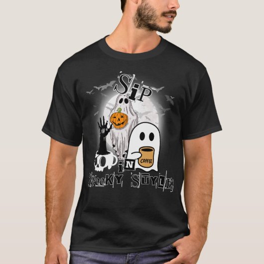 Sip in spöttischem Stil T-Shirt (Vorderseite)