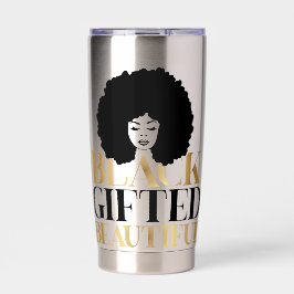 Sip in Style – Celebrate Black Gifted and Beautifu Thermobecher