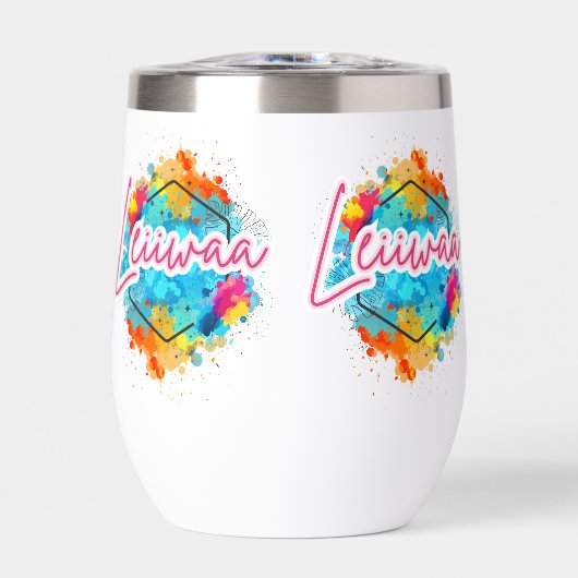 Sip in Style with LEIIWAA 💙🌺 (Vorderseite)