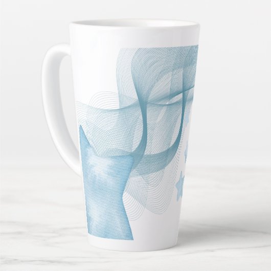Sip in Style with This Customizable Latte Mug! Milchtasse (Linke Ecke)