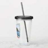 SIP! 🥤 Individueller Acrylbecher mit Strohhalm-De Acryltrinkbecher (Links)